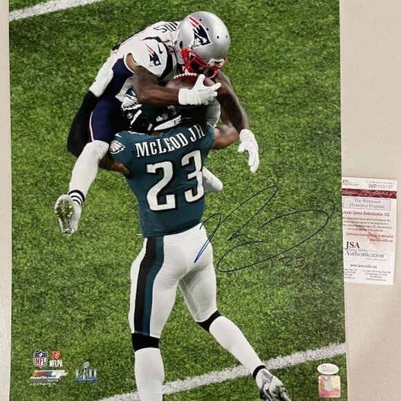 Autograph Other - Rodney McLeod Jr signed autographed Philadelphia Eagles SBLII 16x20 photo JSA